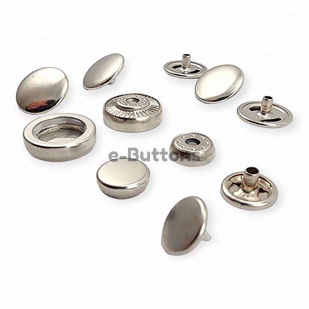 Coat Snap Button 14 mm  22L /  35/64" Brass Deluxe Series PR140R200B