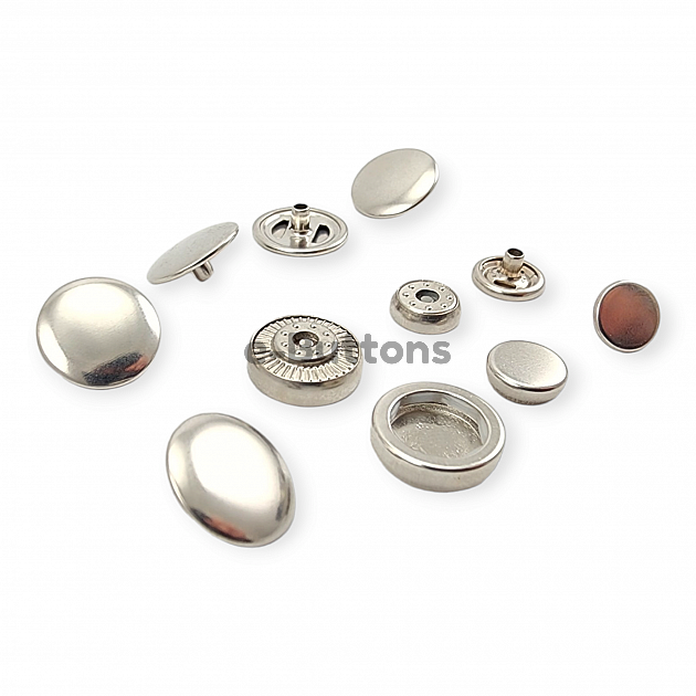 15 mm Coat Snap Button 3/4" Brass Deluxe Series PR150R200B