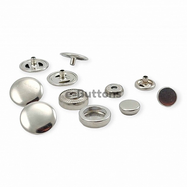 16 mm Coat Snap Fasteners Brass Deluxe Series PR160R200B