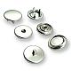 Prong Snap Button Brass For Coat 250 pcs Deluxe Series Double Cap PRV30R300