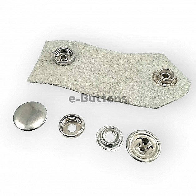 15 mm  Snap Button (0.60 in) For Double-Sided Jackets Lightly Curved Brass 61 System PR150S61CFT