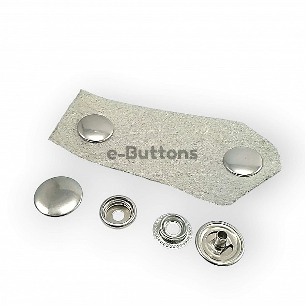 15 mm  Snap Button (0.60 in) For Double-Sided Jackets Lightly Curved Brass 61 System PR150S61CFT