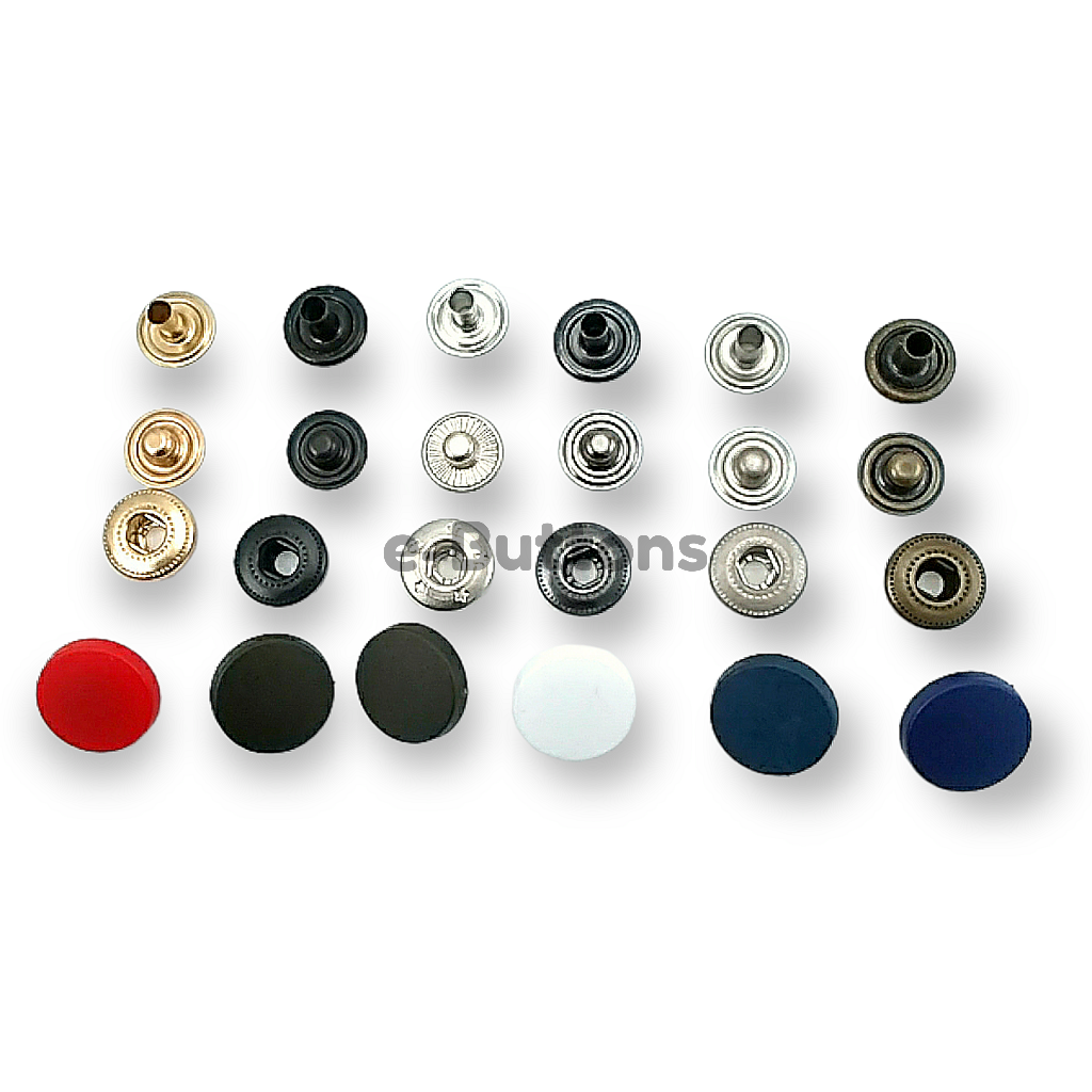 15 mm Snaps Fasteners 19/32