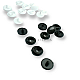 15 mm Plastic Snaps Buttons 19/32" 24L Set Of 4 (500 Pcs/Pkt) PLS00015ERC