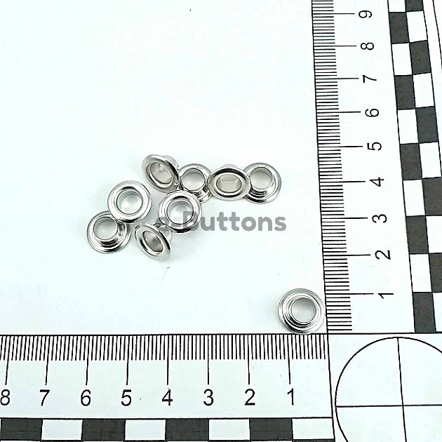 15/64" Eco Brass 5,9 mm Curved Eyelet (500 Pcs/Pack) ERB0004PRE