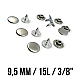 9.5 mm Rivet Stainless Steel ERPER095P