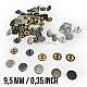 9.5 mm Rivet ( 0,35 in) Brass with Cap Nail ERPER095PRKAP