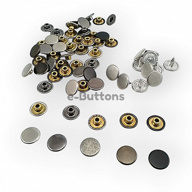 9.5 mm Rivet ( 0,35 in) Brass with Cap Nail ERPER095PRKAP