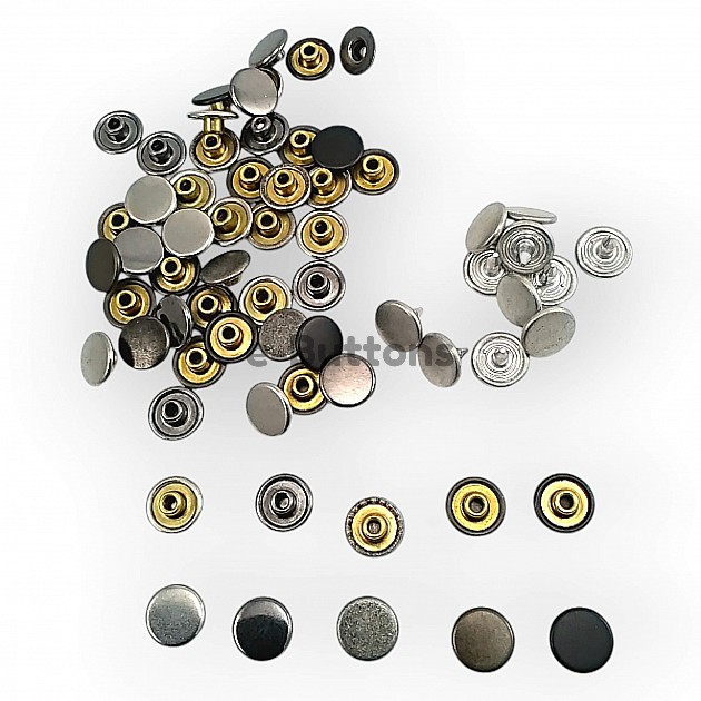 9.5 mm Rivet ( 0,35 in) Brass with Cap Nail ERPER095PRKAP