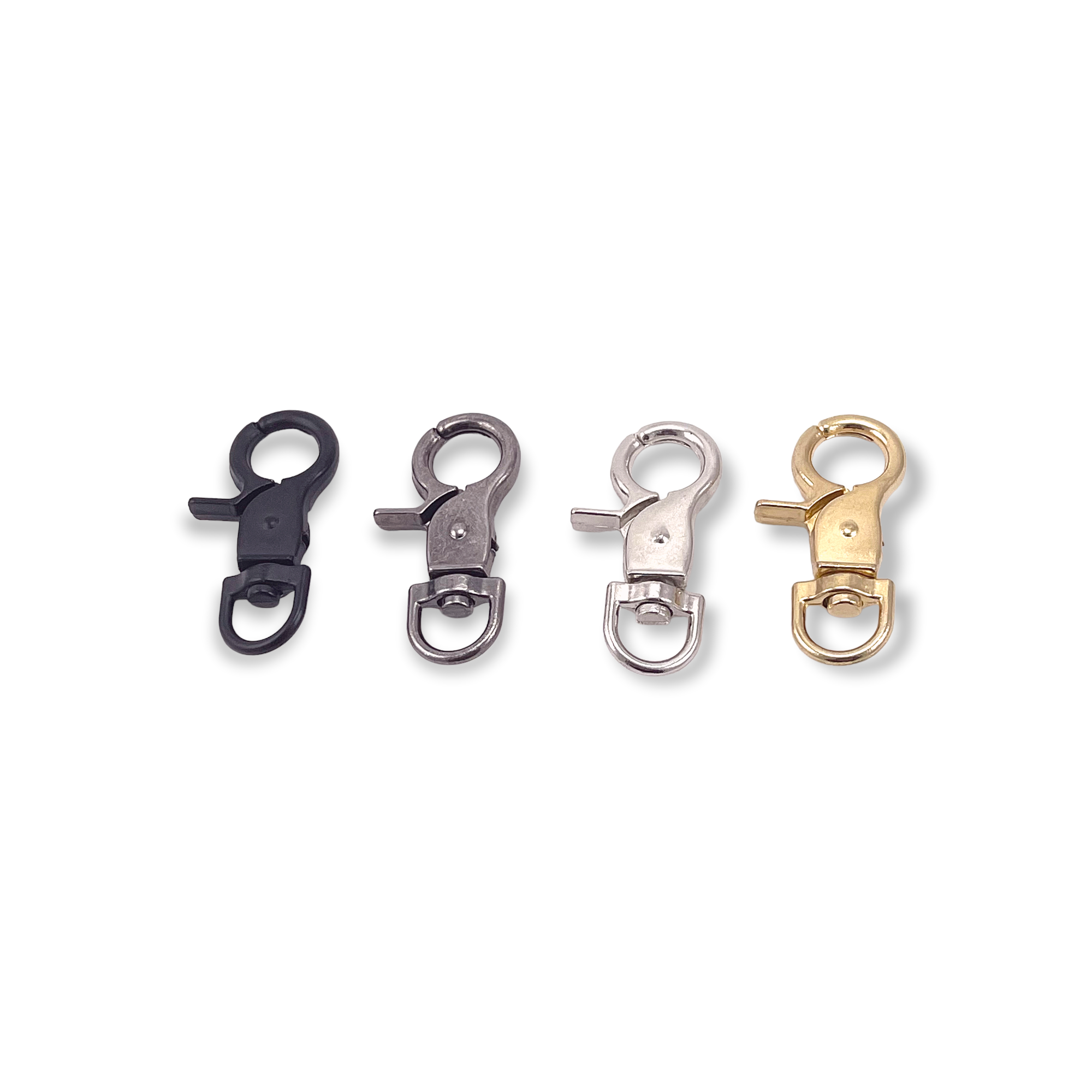 ▷ Keychain Hook 10 mm Spring Swivel Hooks - Paris Hook - Parrot Hook -  Carabiner Clip - Snaps Hook Buckles